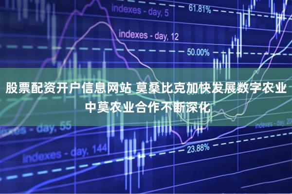 股票配资开户信息网站 莫桑比克加快发展数字农业 中莫农业合作不断深化