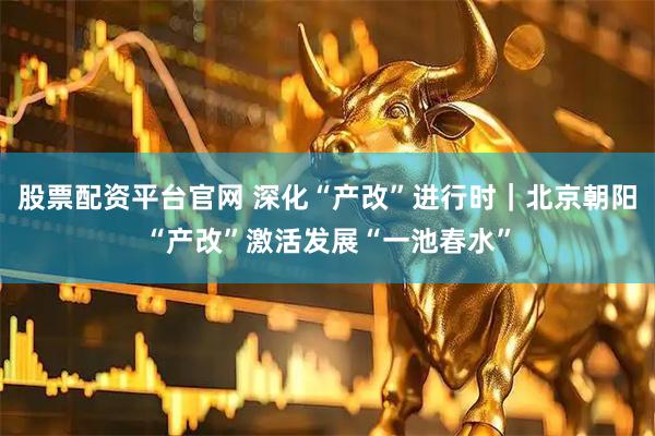 股票配资平台官网 深化“产改”进行时｜北京朝阳“产改”激活发展“一池春水”